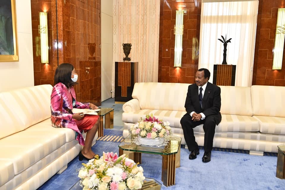 PRESIDENT DE LA REPUBLIQUE DU CAMEROUN AUDIENCE ACCORDEE AU MAECE
