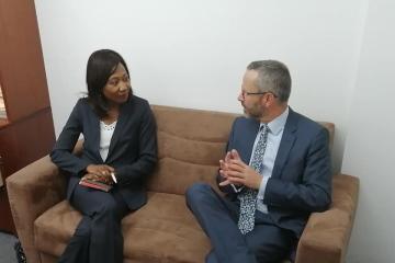 Entrevue avec le Directeur Afrique et Océan Indien du Ministère des Affaires Etrangères français, Monsieur Rémi MARECHAUX.